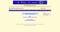 Desktop Screenshot of cours-de-piano-pour-tous.com